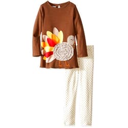Mud Pie Baby Girl Holiday Two Piece Playwear Set