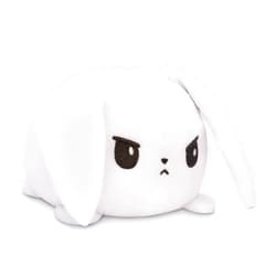 TeeTurtle - The Original Reversible Fox + Bunny Plushie - Orange + White - Cute Sensory Fidget Stuffed Animals That Show Your Mood