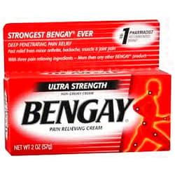 Bengay Ultra Strength Bengay Pain Relief Cream, (Pack of 4)
