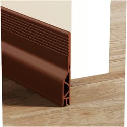 ZLYJQAQ Door Draft Stoppers for Bottom of Door,Weather Stripping Door Seal Bottom Outdoor,Door Bottom Seal Strip Noise Blocker,Soundproof Door Sweep,Door Guard for Bottom of Door Scratching (Brown,1.5m)