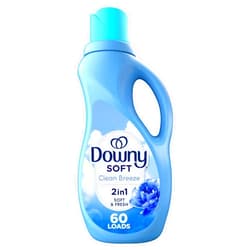 Downy Fabric Softener Liquid, Clean Breeze Scent, 44 fl oz, 60 Loads