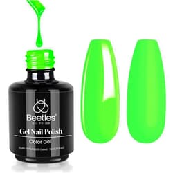 Beetles Gel Polish Beetles Neon Green Gel Nail Polish 15ml Green Gel Polish Summer Nail Polish Soak Off Uv LED Nail Lamp DIY Home