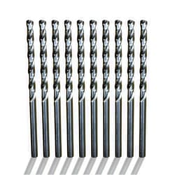 Generic 10Pcs Drill Bit Set 4.2mm, Small Drill Bits, Hand Pin Vises for Plastic and Soft Metal, Pin Vise Hand Drill, Rotary Tool - Mini Micro Twist Precision Craft Tool