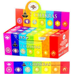 Kheops International Green Tree Incense Stick 12 x 15gr (7 Chakra)
