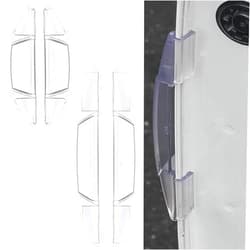 Jokormo 4 PCS Car Door Edge Protection Strip, PVC Embedded Hollow Buffer Shock-Proof Anti-Collision Sticker, Auto Personalized Decorative Accessories, Compatible with Most Car Models (Transparent)