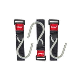 Eskimo Alloy Steel 30611 Ice Shelter Coat Hooks, Black, Standard