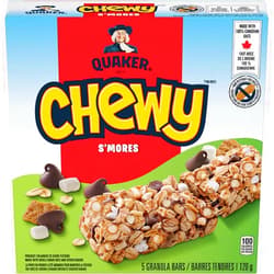 Generic Quaker Chewy Granola Bars - S'mores, 120g/4.2 oz (Shipped from Canada)