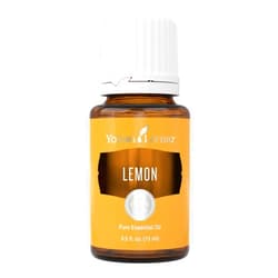 Young Living Premium Grade Lemon Essential Oil 15ml, 100% Pure & Natural Invigorating Aromatherapy Young Living Certified Energize and Refresh Mind Body and Spirit Uplifting Mood Enhancing Focus
