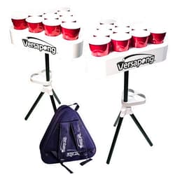 Versapong Portable Beer Pong Table/Tailgate Game with Backpack Carry Case and Balls