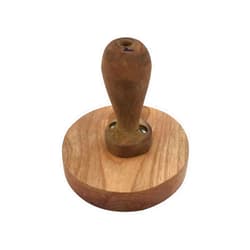 EarthVision High Quality Handcrafted Multi use Chapati Presser, Roti Datta Press for Chapati, fruit Solid Wood Wooden Masher Dal Ghotni Wooden Handmade Potato Vegetable Pav Bhaji Masher Dia 3.93