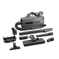 ZMHBXBAA XL Pro 5 Super Compact Canister Bagged Vacuum Cleaner - with Attachments, Lightweight, Carriable Portable Professional Grade,Black