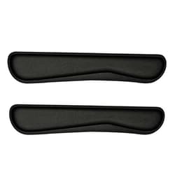 QINGLER Keyboard Wrist Rest Pad 2 Pack, Memory Foam Computer Keyboard Pad, Easy Typing and Pain Relief for Computer, Laptop, Office, 17.3 x 3.5 in, Black