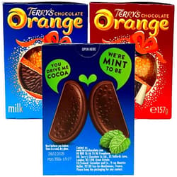 Partypom Terry's Chocolate Orange Balls, 3 Pack Variety, Milk Chocolate Orange, Dark Chocolate Orange, Mint Chocolate Orange, Gift Giving, Birthday, 5.53 Oz Each