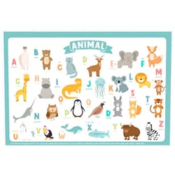 POIKSHARK 60 Pack Disposable Placemats for Baby & Toddle, Sticky Kids Placemat for Picnic Table, Party, Travel, 12