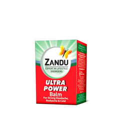 Zandu Ultra Red Balm | Ayurvedic Herbal Balm with Cooling Effect | Made with Menthol, Camphor & Eucalyptus Oil | Relieves Cold, Muscle Soreness & Body Aches | 0.27 Oz (Pack of 20)
