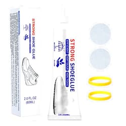 HAEKIM Shoe Glue Sole Repair, Slow-Drying Transparent Shoe Repair Glue Kit, Waterproof, Non-Hardening Adhesive