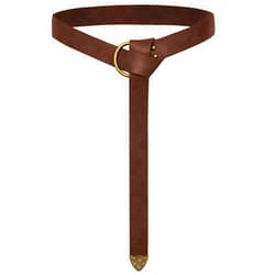 Scarlet Darkness Medieval Leather Belt Renaissance Accessory Pirate Viking Belt
