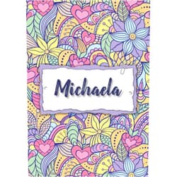 Alba & Hilda USA Publishing Michaela: Notebook A5 | Personalized name Michaela | Birthday gift for women, girl, mom, sister, daughter ... | Design : floral | 120 lined pages journal, small size A5 (5.83 x 8.27 inches)