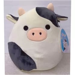 Squishmallows 8'' Farm and Sealife Squad Stuffed Animal Plush Toy for Birthday (Connor Cow) (s8-#343)