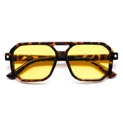 SOJOS Retro Polarized Square Aviator Sunglasses for Women Men Vintage 70s UV400 Protection Shade SJ2609