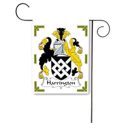 Carpe Diem Designs Harrington Coat of Arms/Harrington Family Crest 11 X 15 Garden Flag – Made in the U.S.A.