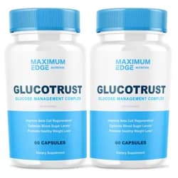 IDEAL PERFORMANCE (2 Pack) Glucotrust Capsules Gluco Trust Supplement Pills Glucose (120 Capsules)