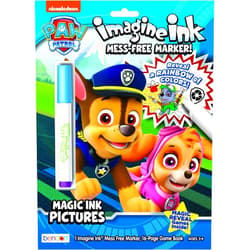 Bendon PAW Patrol Imagine Ink 16 Page Magic Ink Coloring Book and 1 Mess Free Marker Bendon 47089