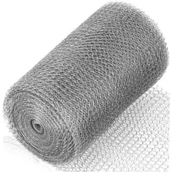 Valchoose Upgraded Not Rusty 5”X 30 Ft Stainless Steel Mesh Gap Blocker, Flexible Stainless Steel Wool Holding up Well Tight Spots, Wire Mesh Hole Fill Fabric, Stainless Steel Wool Roll Easy to Work