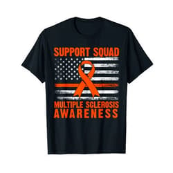 Multiple Sclerosis MS Awareness Tee MS Support Squad Multiple Sclerosis Awareness T-Shirt