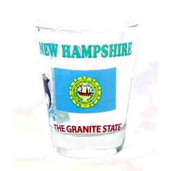 World By Shotglass New Hampshire The Granite State All-American Collection Shot Glass