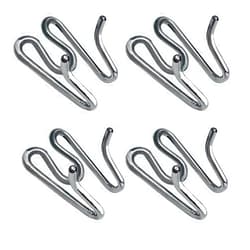 HAESINPA Dog Training Collar Extra Links for All Brands or Other Brands Dog Collar (4 Pack) (Silver, 2.25mm)