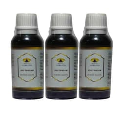 Gopala Ayurveda Anu Thailam (30ml) Ayurvedic Nasya Oil, 100% Natural Herbal Nasal Drops for Sinus Relief (Pack of 3, 90ml)