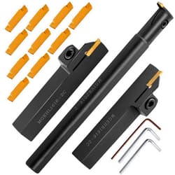 IWONGO Lathe Grooving Tool Set - 3PCS 5/8