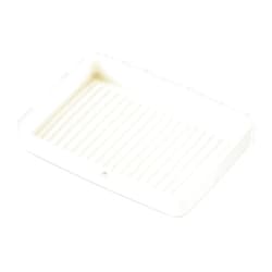 TERANUVO Silicone Oven Tray compatible with BALMUDA The Toaster Oven - safe to use, non toxic, durable, dishwasher safe, heat resistant, silicone liners for air flow and drain oil, non stick (White)