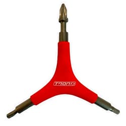 TronX Multi Pro Inline Roller Hockey Skate Tool - Rotate Wheels, Bearing Pusher and Extractor, Unscrew Helmets, Designed in USA