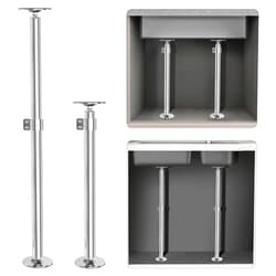 Eapele Undermount Sink Brackets, Undermount Sink Support, Adjustable Stainless Steel Sink Legs Installation and Repair System Kit for Kitchen or Bathroom