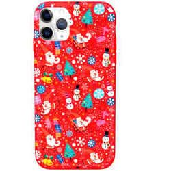 BLLQ Compatible with iPhone 11 Pro Max Cover Case, Christmas Design Cute Soft Silicone Slim Fit Protect Case Compatible with iPhone 11 Pro Max(2019) 6.5 inch,iPhone11 Pro Max Case Red 6.5