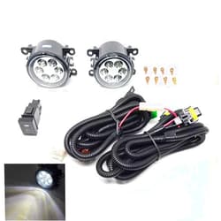 SSHLIGHT LED Fog Lights Kit Compatible with Suzuki GRAND VITARA 2006-2014 with (Switch Wires Relay Clear Lens)