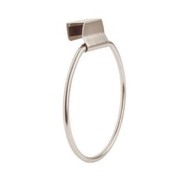 Spectrum Diversified Towel Ring, over the Cabinet Door, Brushed Nickel Small