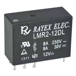 Rayex LMR2-12DL 12V DC DPDT Relay (Pack of 2)