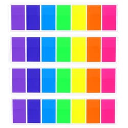 Pangda 560 Sheets Flags Index Tabs Sticky Notes Writable Labels Page Marker Bookmarks Text Highlighter Strips, 25 x 45 mm, 4 Sets, 7 Colors