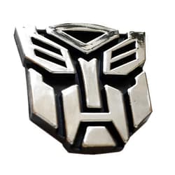 The Masonic Exchange Auto Robot Chrome Finish PVC Car Auto Emblem - 5