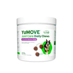 Yumove Lintbells YuMOVE Joint Supplement Dog Chews - Contains Glucosamine, Green Lipped Mussel - Natural Relief from Hip Ache, Stiff Joints - 1 Month’s Supply (Small & Medium)