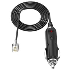 EAGLEGGO Radar Detector Power Cord for Escort Uniden Beltronics Valentine one and More, Escort Passport 9500i 8500 X50 Solo S2 Radar Detectors 12V Car Adapter with Telephone Type Connector (6 ft Cable)