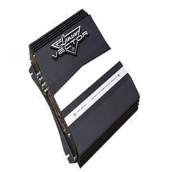 Lanzar 2-Channel High Power MOSFET Amplifier - Slim 800 Watt Bridgeable Mono Stereo 2 Channel Car Audio Amplifier-Crossover Frequency and Bass Boost Control, RCA input,Line Output - Lanzar VCT2010