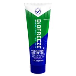 Biofreeze Overnight Gel Pain Relief, Knee & Lower Back Pain Relief, Arthritis Pain Reliever, Neck Pain Relief, Cooling Joint Pain Relief, FSA/HSA Eligible, Lavender Scented Menthol Gel 3 Fl Oz