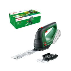 Bosch Home and Garden 0600857001 Bosch AdvancedShear 18V-10 18V System Cuts up to 85 m² per Battery Cycle with Mower Blades and Hedge Trimmers in Box