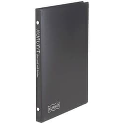 Maruman F091-05 Kurufit Loose Leaf Binder, A5, 20 Holes, Black