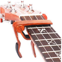 WINGO Pro Ukulele Capo for Soprano Concert Baritone,Rosewood.