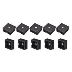 uxcell 10Pcs Plastic Threaded Tube Inserts with M8 Thread, for 1.97